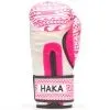 Боксерські рукавички Leone GN329 Haka White/Pink 10 oz (GN329_White/Pink_10oz) зображення 3