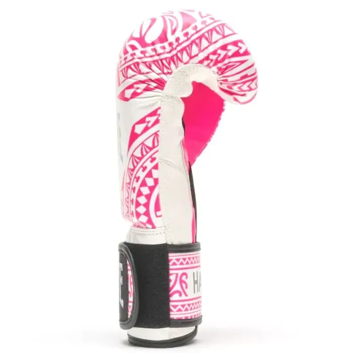 Боксерські рукавички Leone GN329 Haka White/Pink 10 oz (GN329_White/Pink_10oz) зображення 4