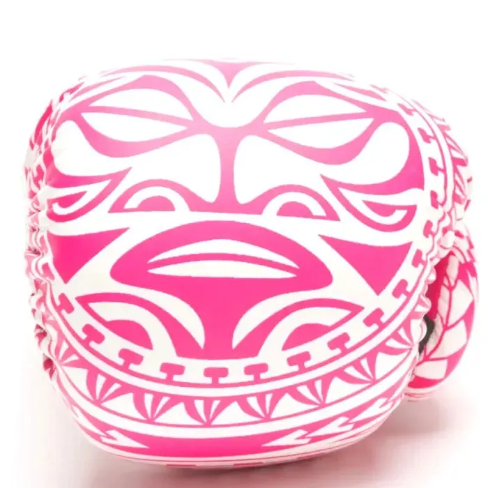 Боксерські рукавички Leone GN329 Haka White/Pink 10 oz (GN329_White/Pink_10oz) зображення 6
