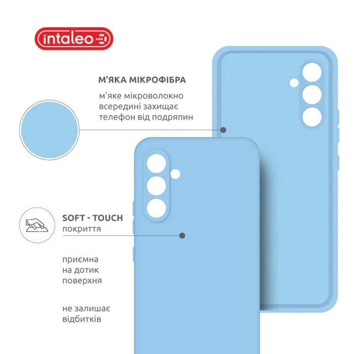 Чохол до мобільного телефона Intaleo SoftShell Samsung Galaxy A34 5G Light Blue (1283126573576) зображення 5