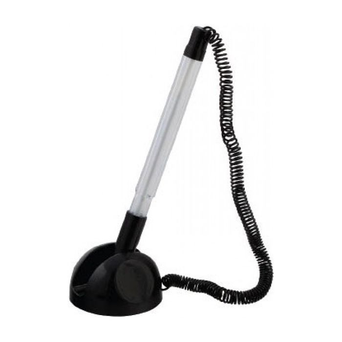 Ручка шариковая Buromax non-retractable, Desk pen, blue (BM.8141-01)