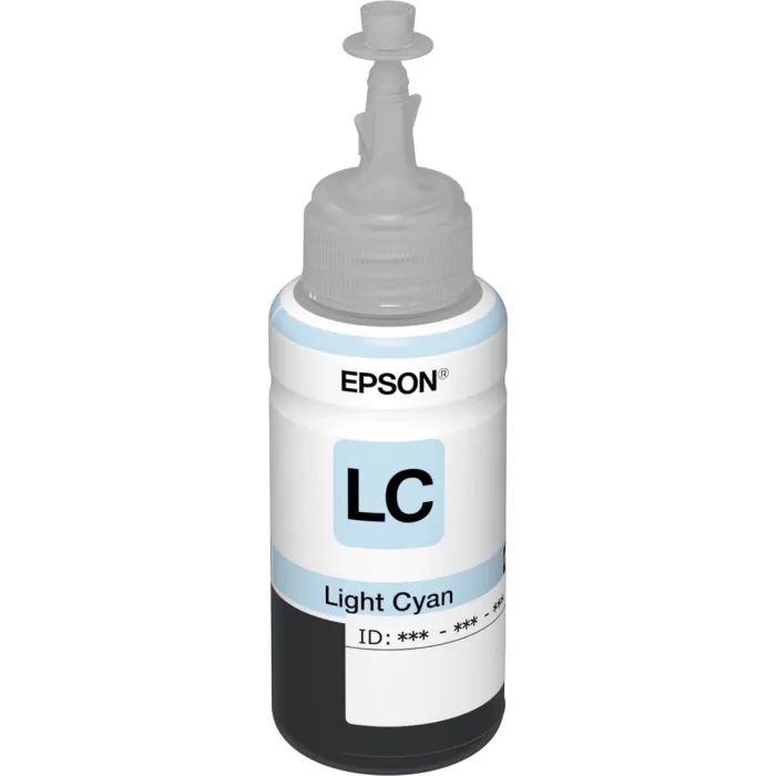 Контейнер с чернилами Epson 673 light cyan 70мл L800/1800 (C13T67354A)