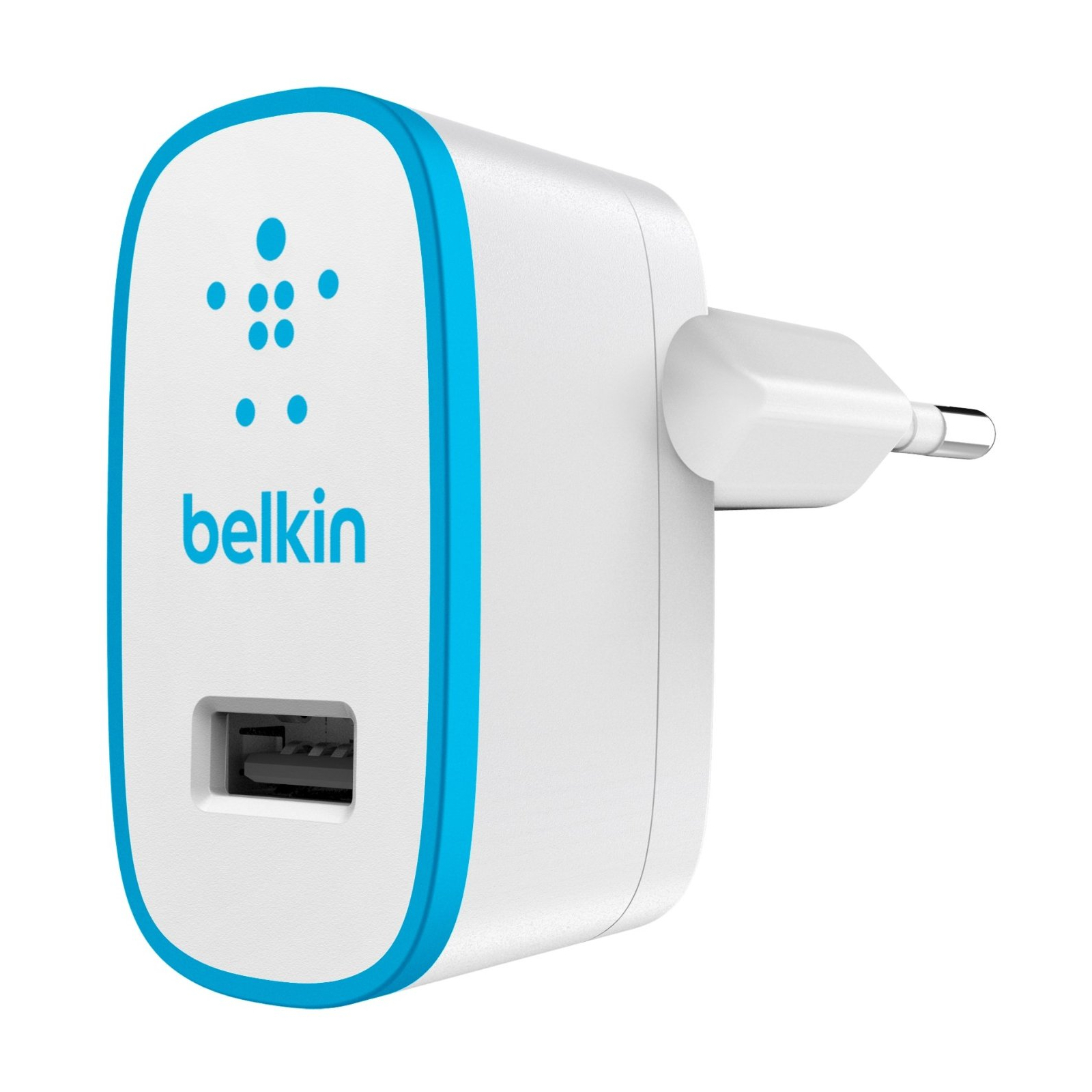 Зарядний пристрій Belkin USB Home Charger (220V, USB 2.1A) (F8J052vfBLU)