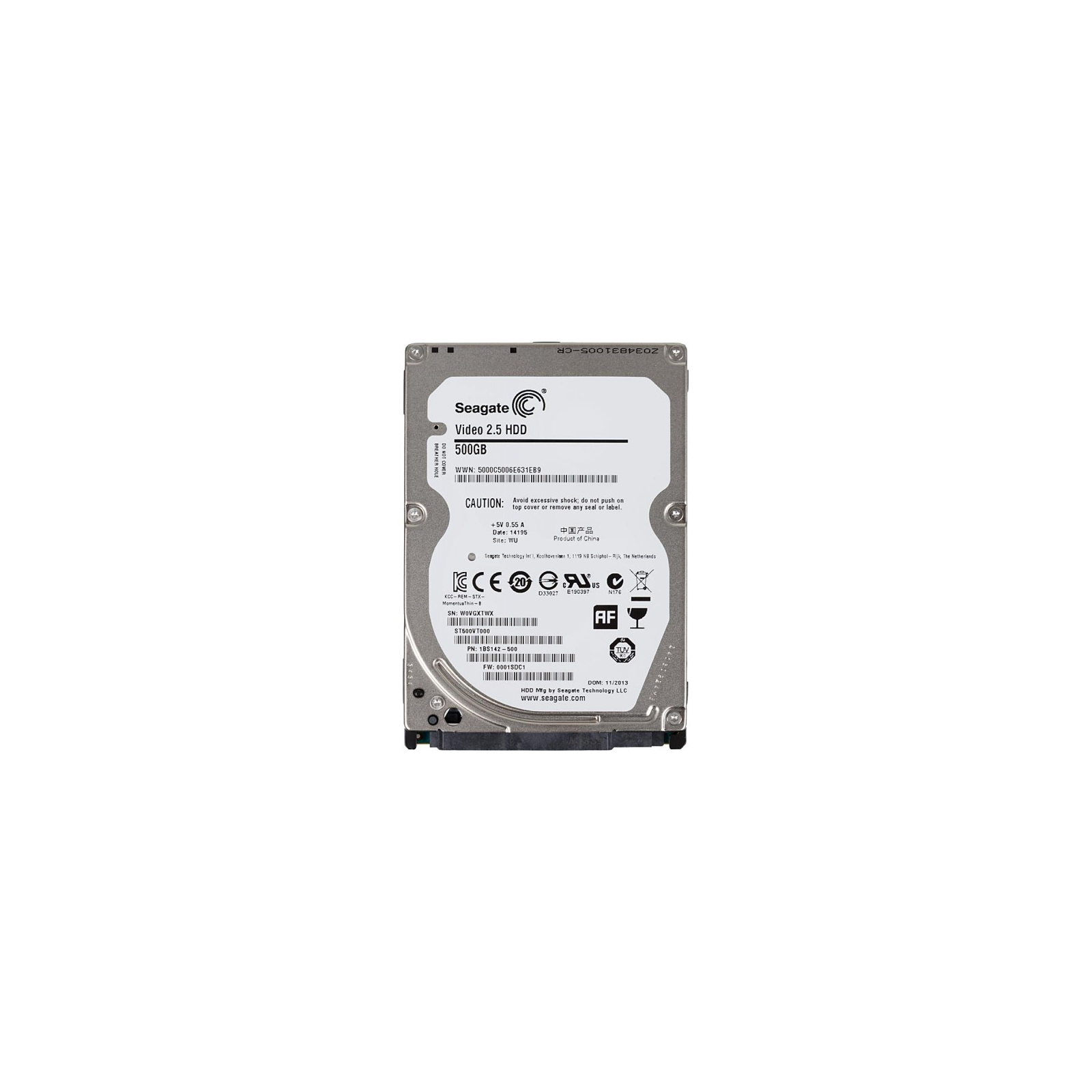 Жорсткий диск для ноутбука 2.5" 500GB Seagate (ST500VT000)