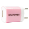 Зарядное устройство Maxpower One 1A Pink (33832)
