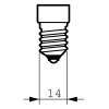 Лампочка Philips E14 60W 230V B35 CL 1CT/10X10F (8727900020045) изображение 2