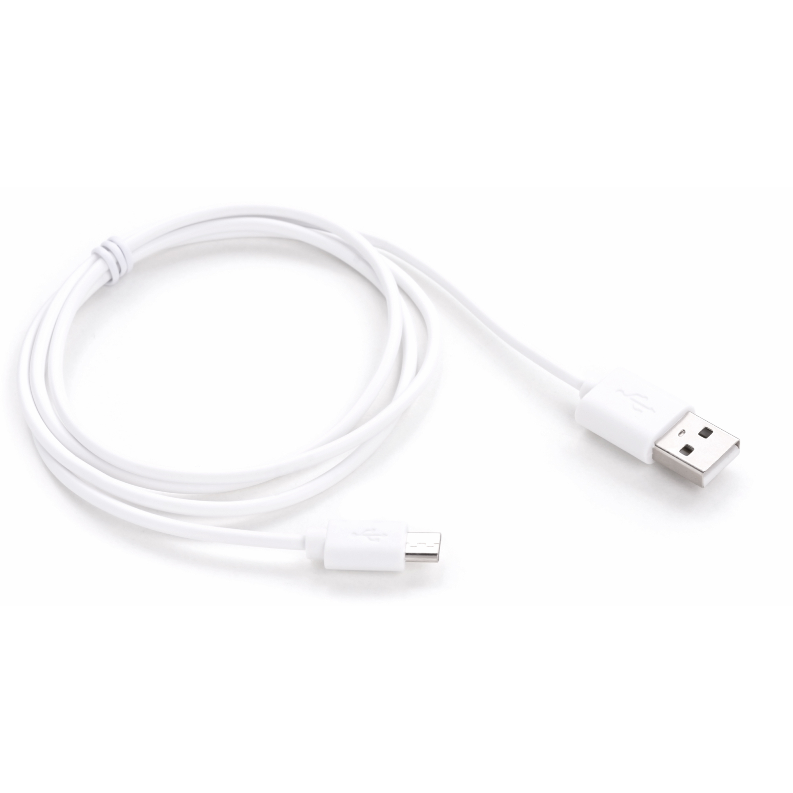 Дата кабель USB 2.0 AM to Micro 5P 1.0m Rainbow M White Vinga (CUM0100WH) зображення 2