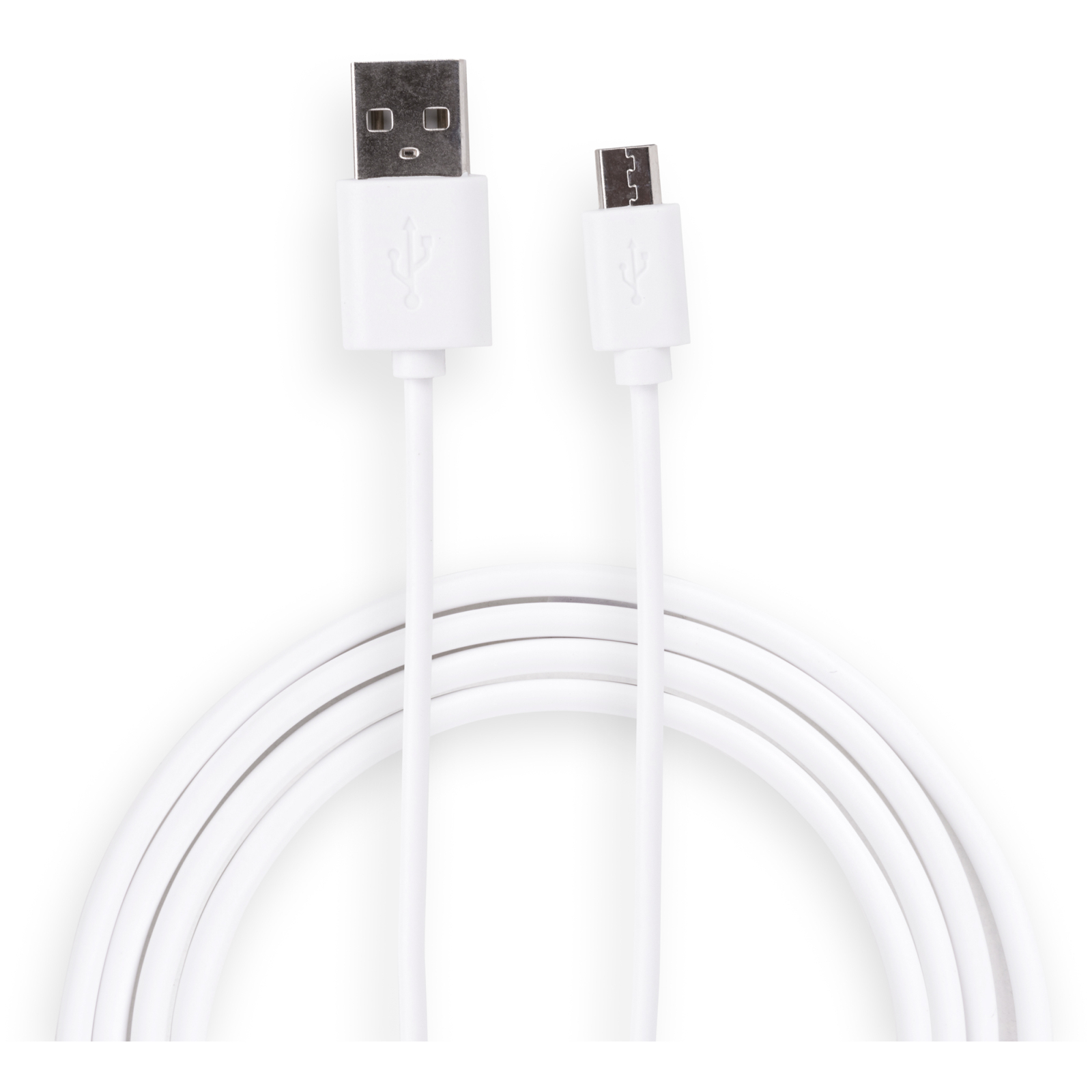 Дата кабель USB 2.0 AM to Micro 5P 1.0m Rainbow M White Vinga (CUM0100WH) зображення 3