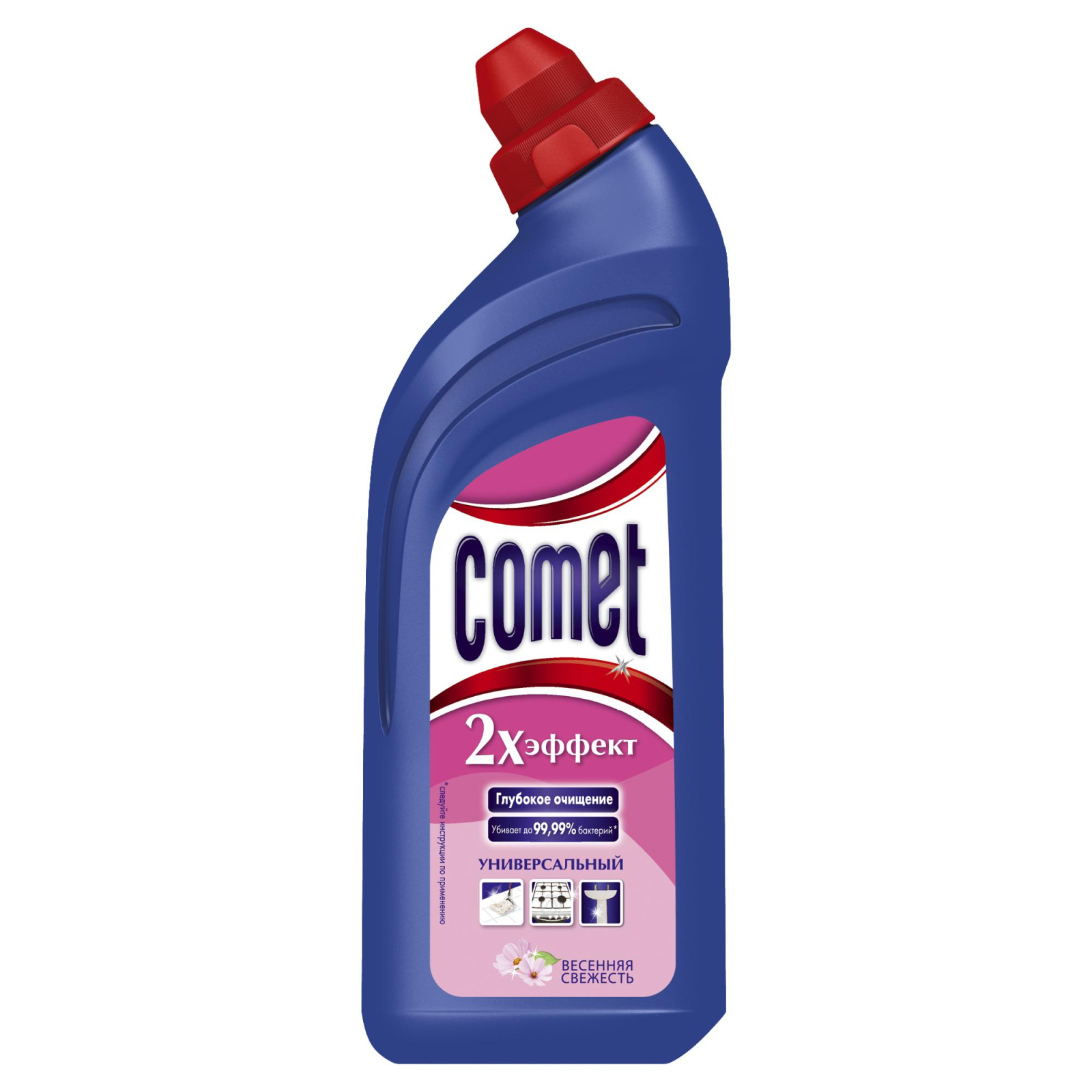 Жидкость для чистки ванн Comet Весенняя свежесть 500 мл (5413149461314)
