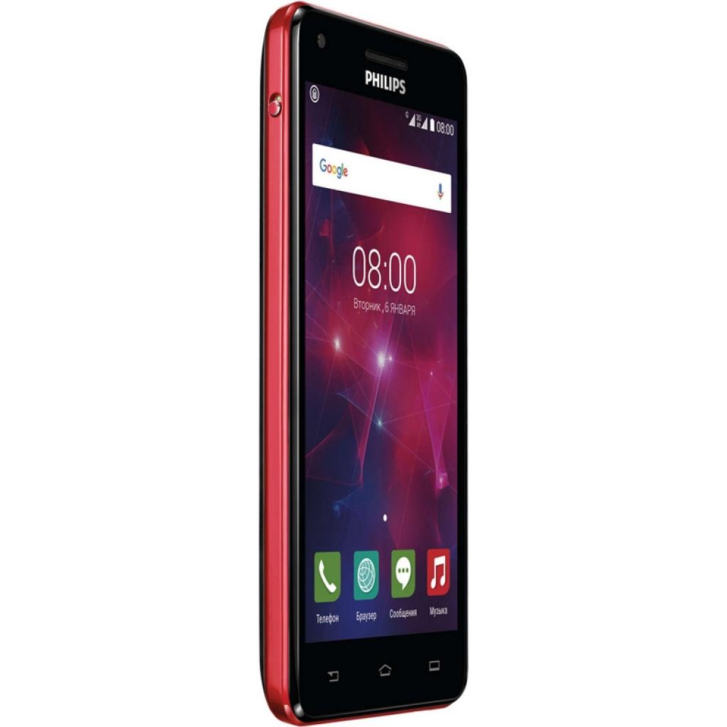 Мобільний телефон Philips Xenium V377 Black Red (8712581737023) зображення 3