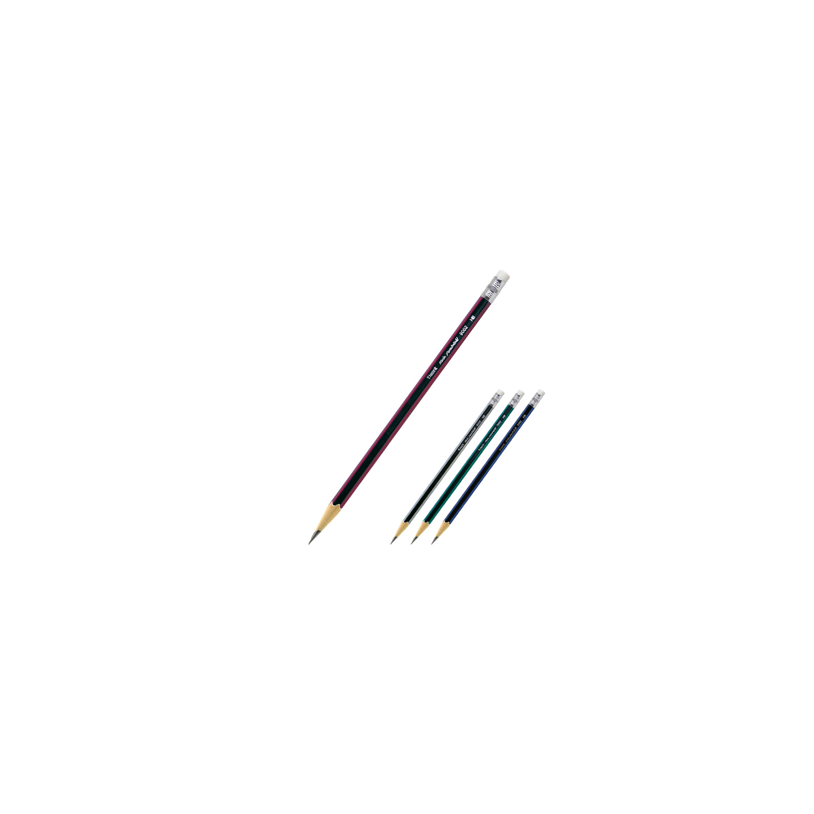 Олівець графітний Axent 9002-А, НВ, 100 шт., туба (9002/100-А)