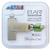USB флеш накопичувач Elari 128GB SmartDrive Silver USB 2.0/Lightning (ELSD128GB) зображення 3