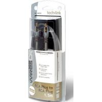Кабель мультимедійний RCA to RCA 1.5m Techlink (680050) зображення 2