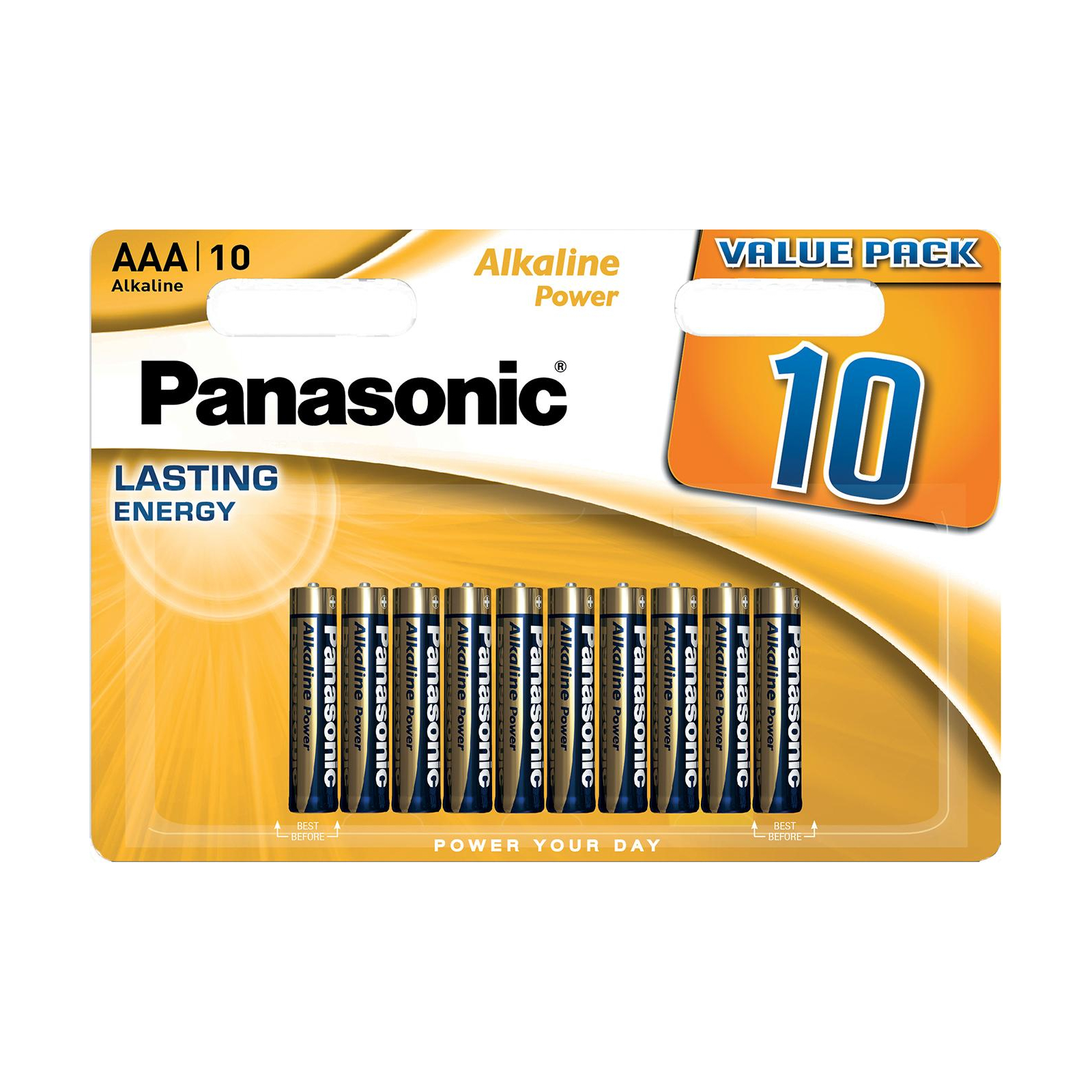 Батарейка Panasonic AAA LR03 Alkaline Power * 10 (LR03REB/10BW)