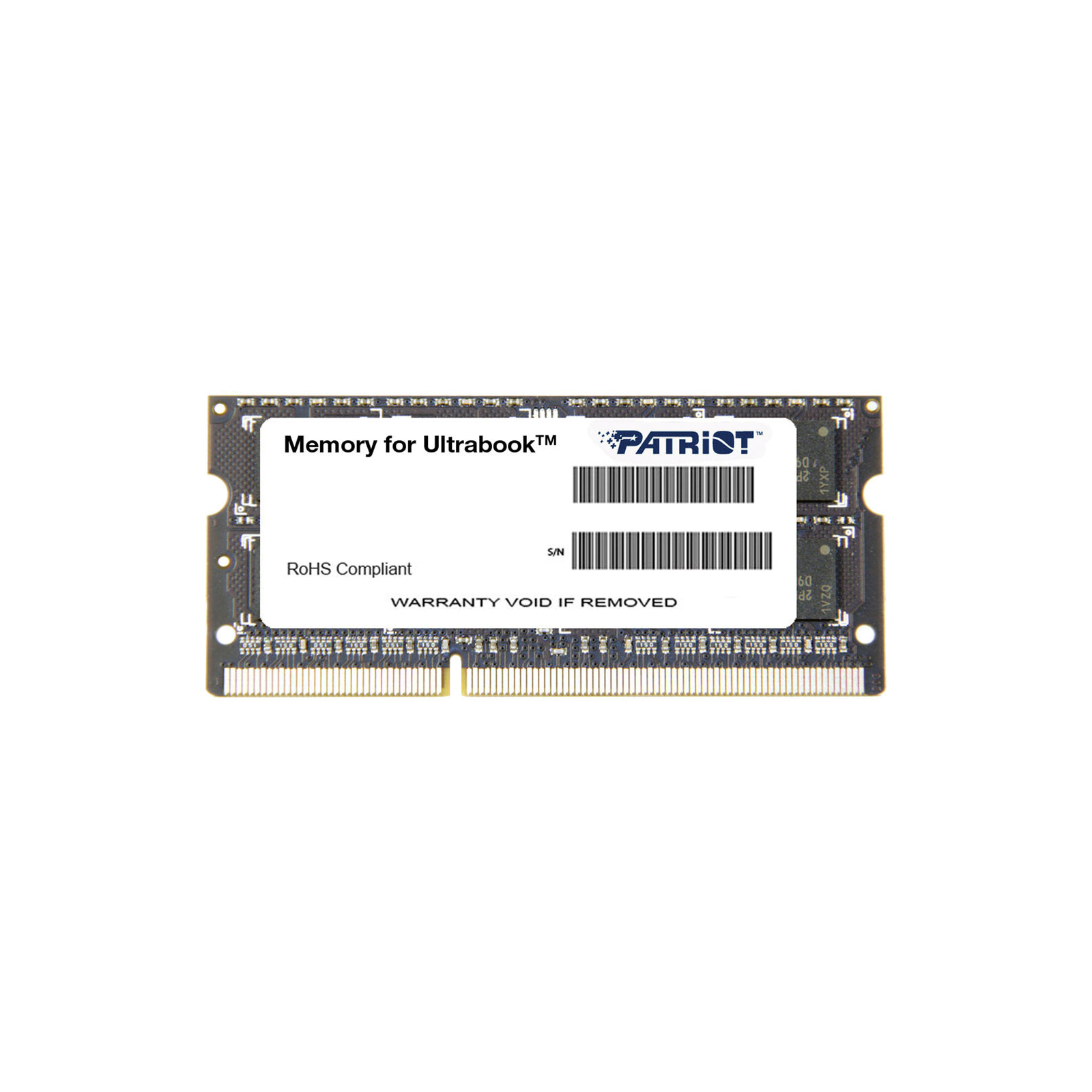 Модуль пам'яті для ноутбука SoDIMM DDR3L 4GB 1600 MHz Patriot (PSD34G1600L2S)