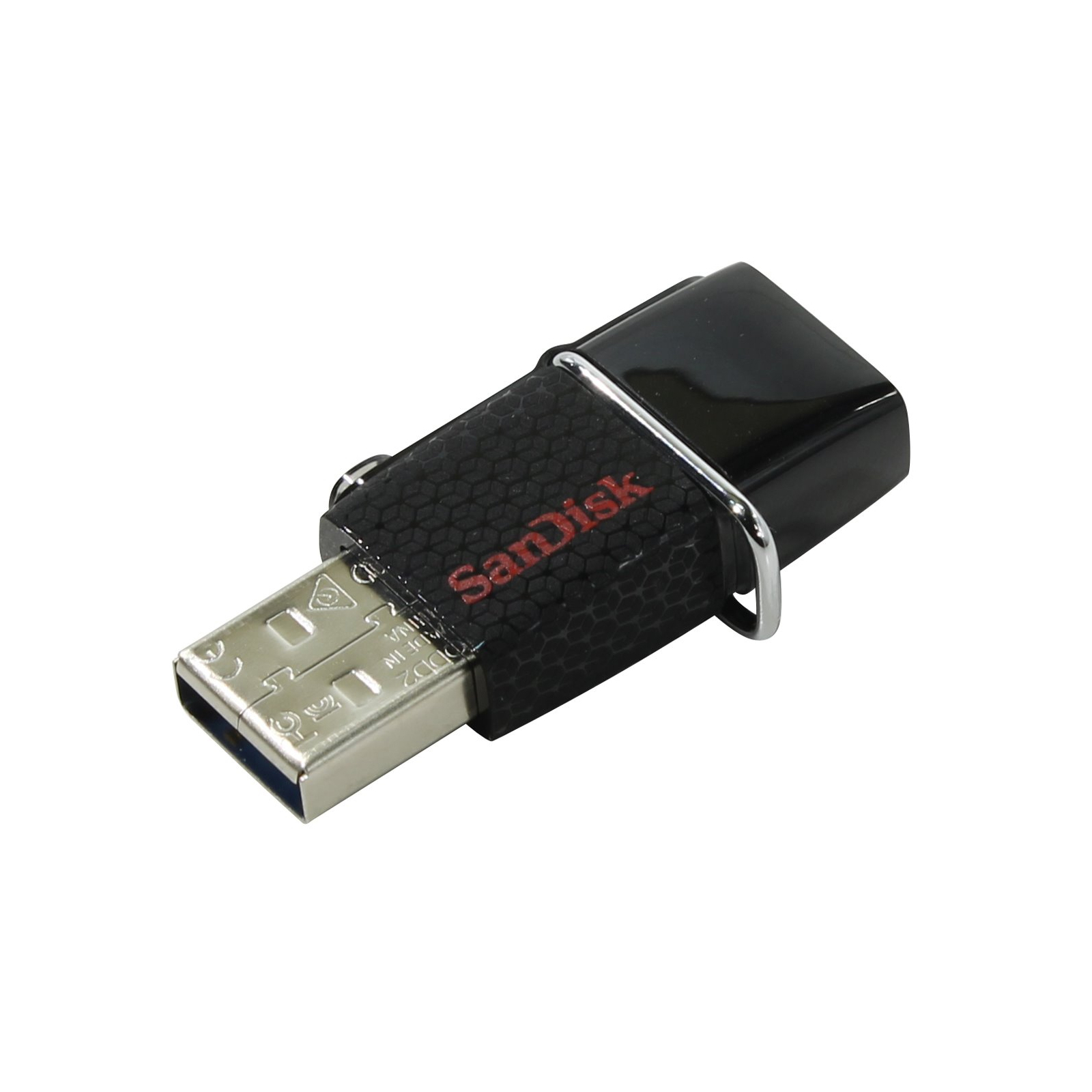 USB флеш накопитель SanDisk 64GB Ultra Dual Drive Black OTG USB 3.0 (SDDD2-064G-G46) изображение 7