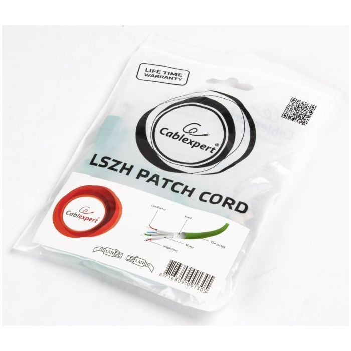 Патч-корд 1.5м S/FTP Cat 6A CU LSZH green Cablexpert (PP6A-LSZHCU-G-1.5M) зображення 3