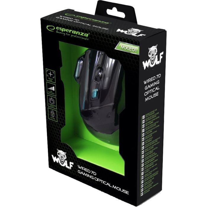 Мышка Esperanza MX201 Wolf blue (EGM201B) изображение 4