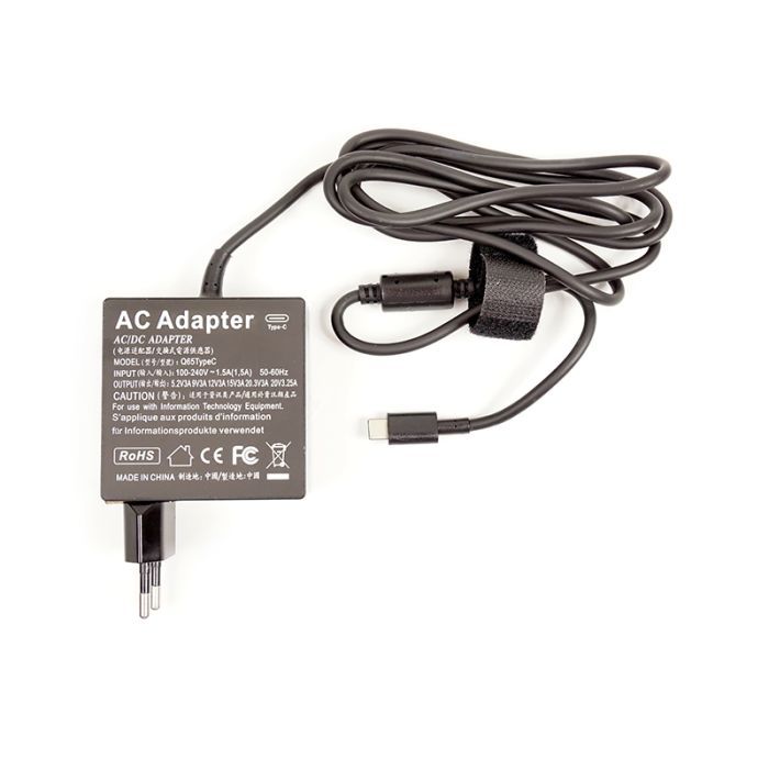 Блок живлення до ноутбуку PowerPlant 65W Type-C Универсальный, 20V, 3.25A (NA700066) зображення 2