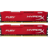 Модуль памяти для компьютера DDR4 16GB (2x8GB) 2666 MHz HyperX FURY Red Kingston Fury (ex.HyperX) (HX426C16FR2K2/16)