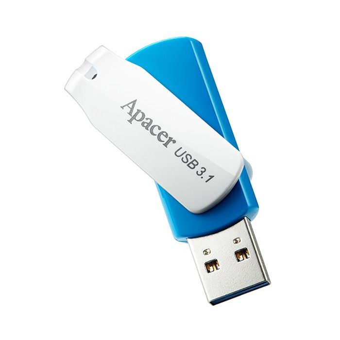 USB флеш накопитель Apacer 32GB AH357 Blue USB 3.1 (AP32GAH357U-1) изображение 3