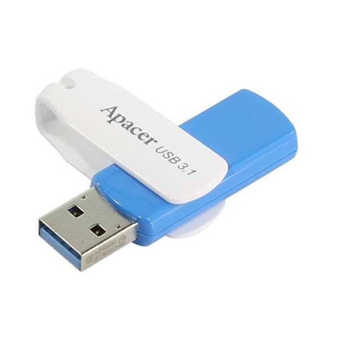 USB флеш накопитель Apacer 32GB AH357 Blue USB 3.1 (AP32GAH357U-1) изображение 4