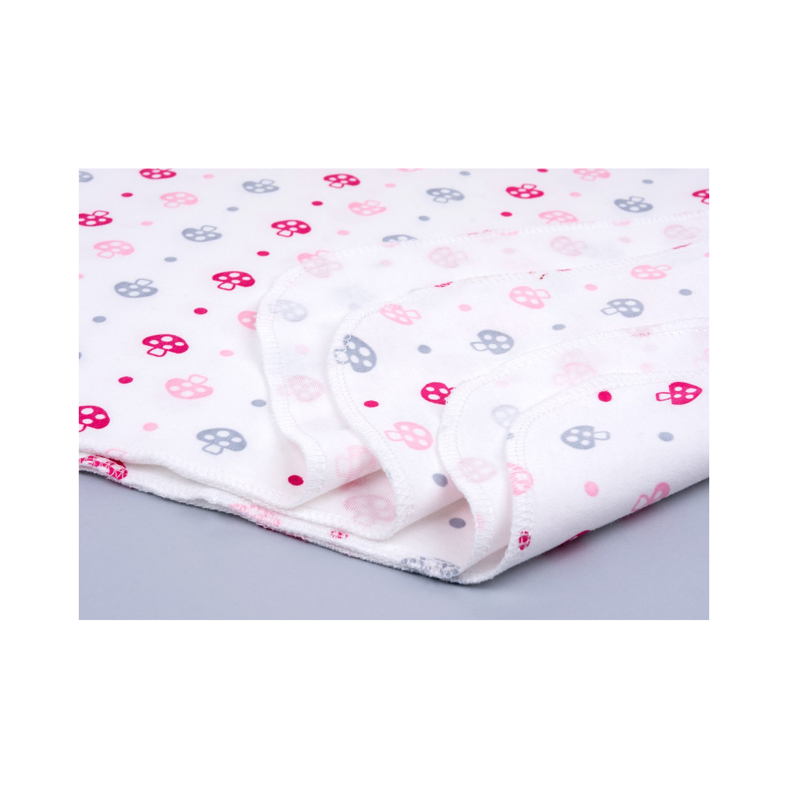 Пеленки для младенцев Интеркидс с грибочками (1142-G-pink) изображение 3