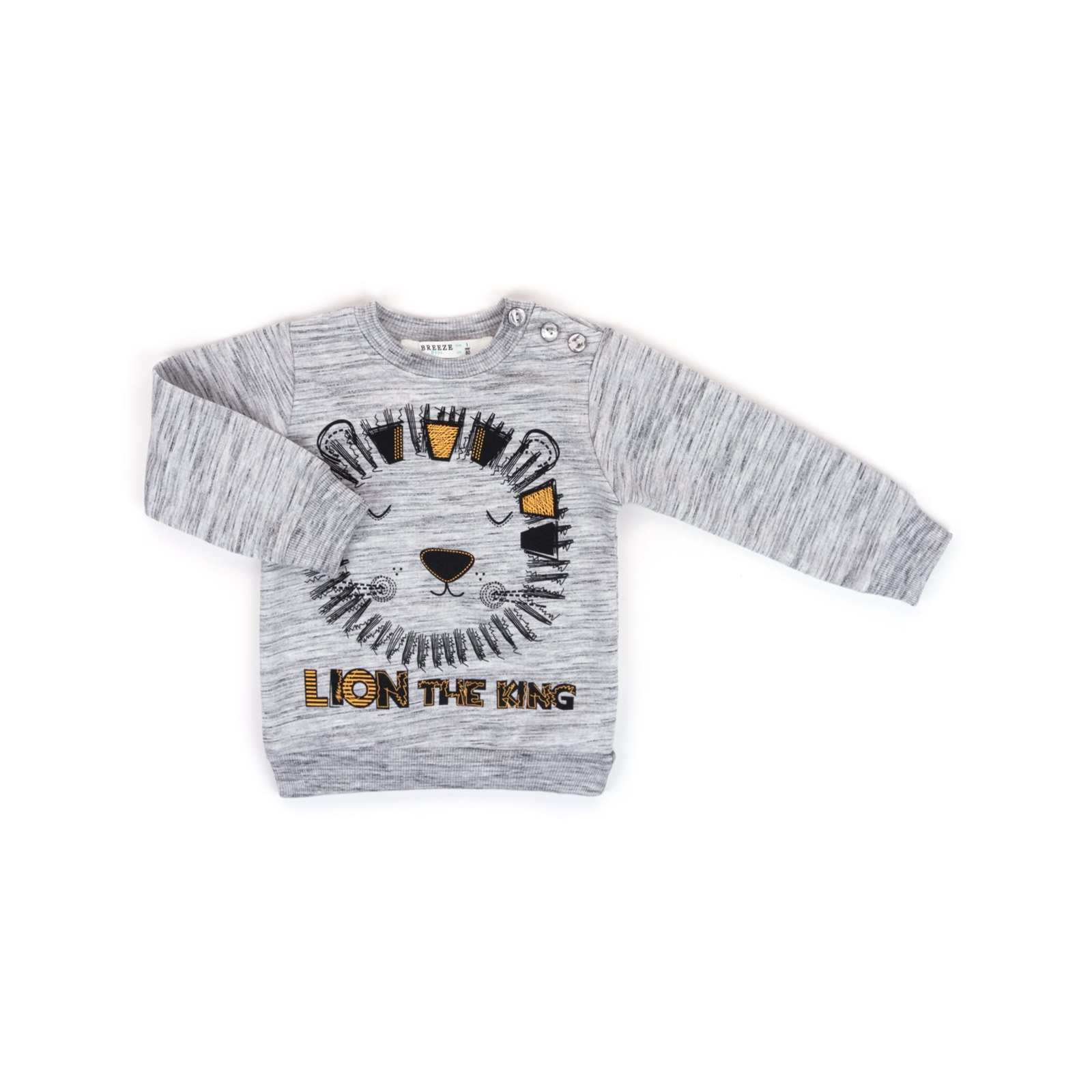 Набор детской одежды Breeze "LION THE KING" (6679-80B-gray) изображение 2