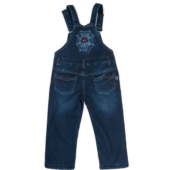 Комбинезон детский A-Yugi джинсовый утепленный (1074-128B-blue) изображение 2