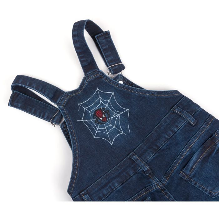Комбинезон детский A-Yugi джинсовый утепленный (1074-128B-blue) изображение 3