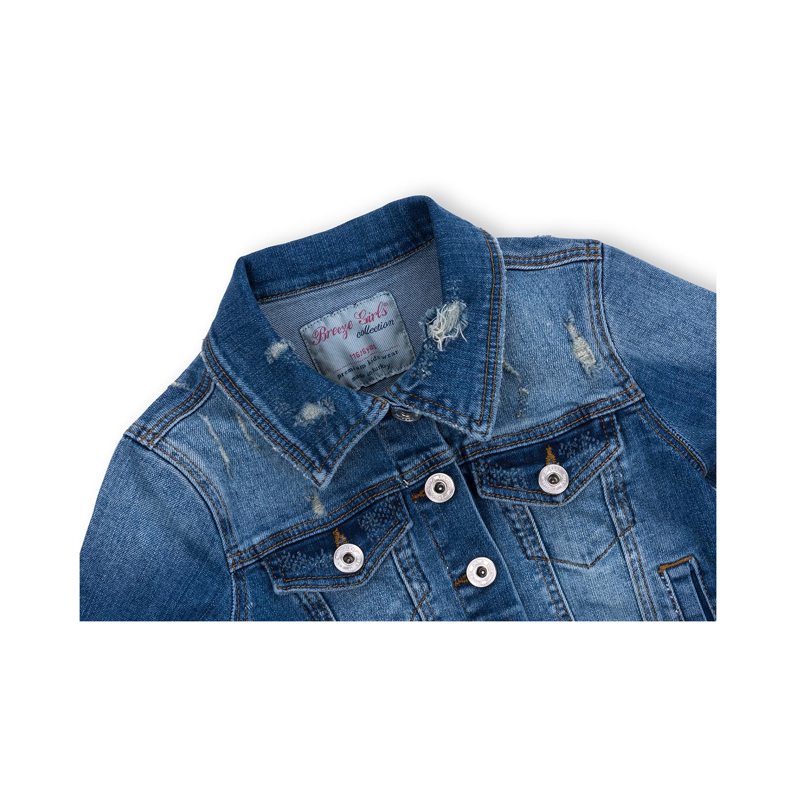Куртка Breeze джинсовая укороченная (OZ-18801-134G-blue) изображение 3