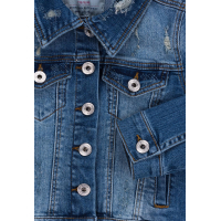 Куртка детская Breeze джинсовая укороченная (OZ-18801-134G-blue) изображение 4