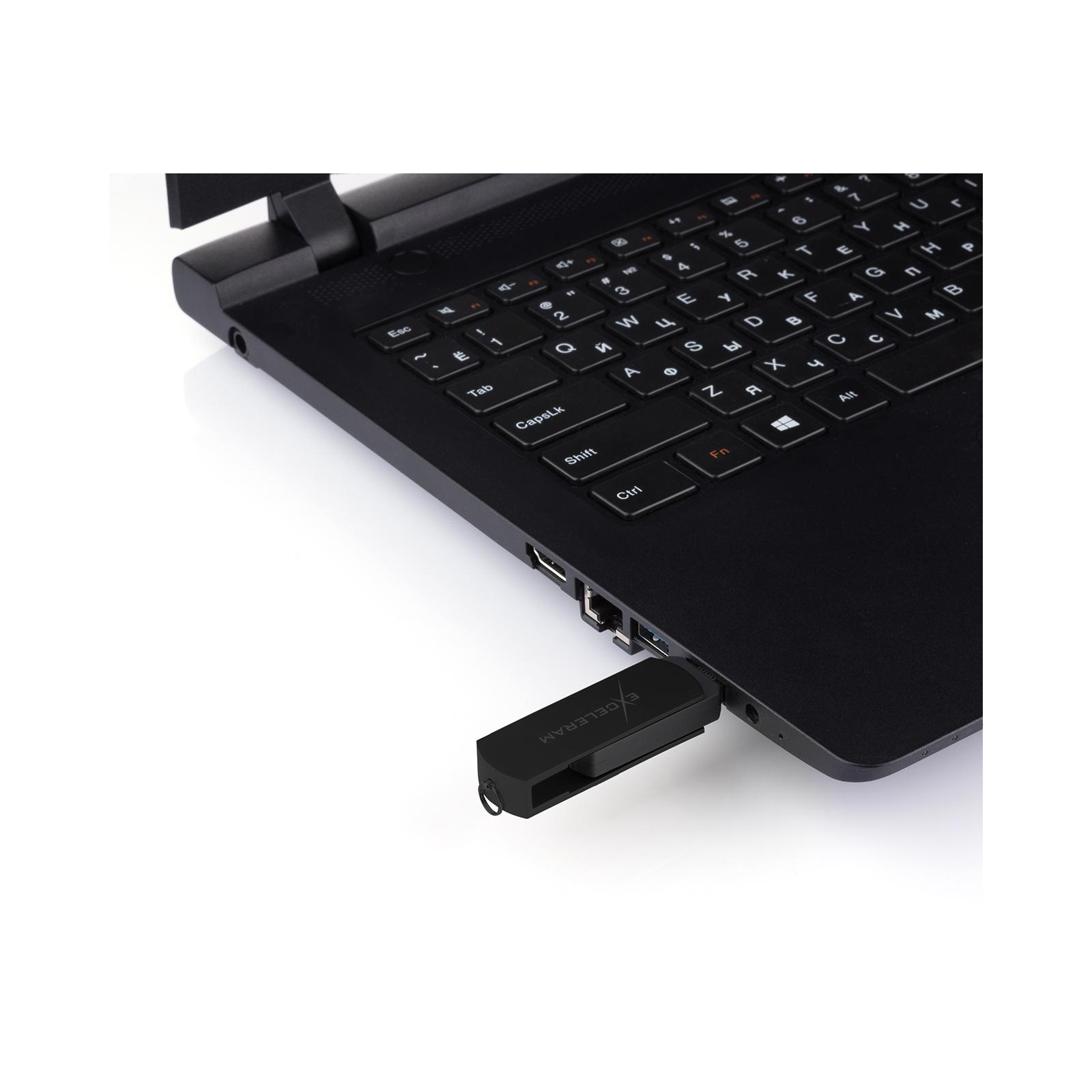 USB флеш накопитель eXceleram 16GB P2 Series Black/Black USB 3.1 Gen 1 (EXP2U3BB16) изображение 7