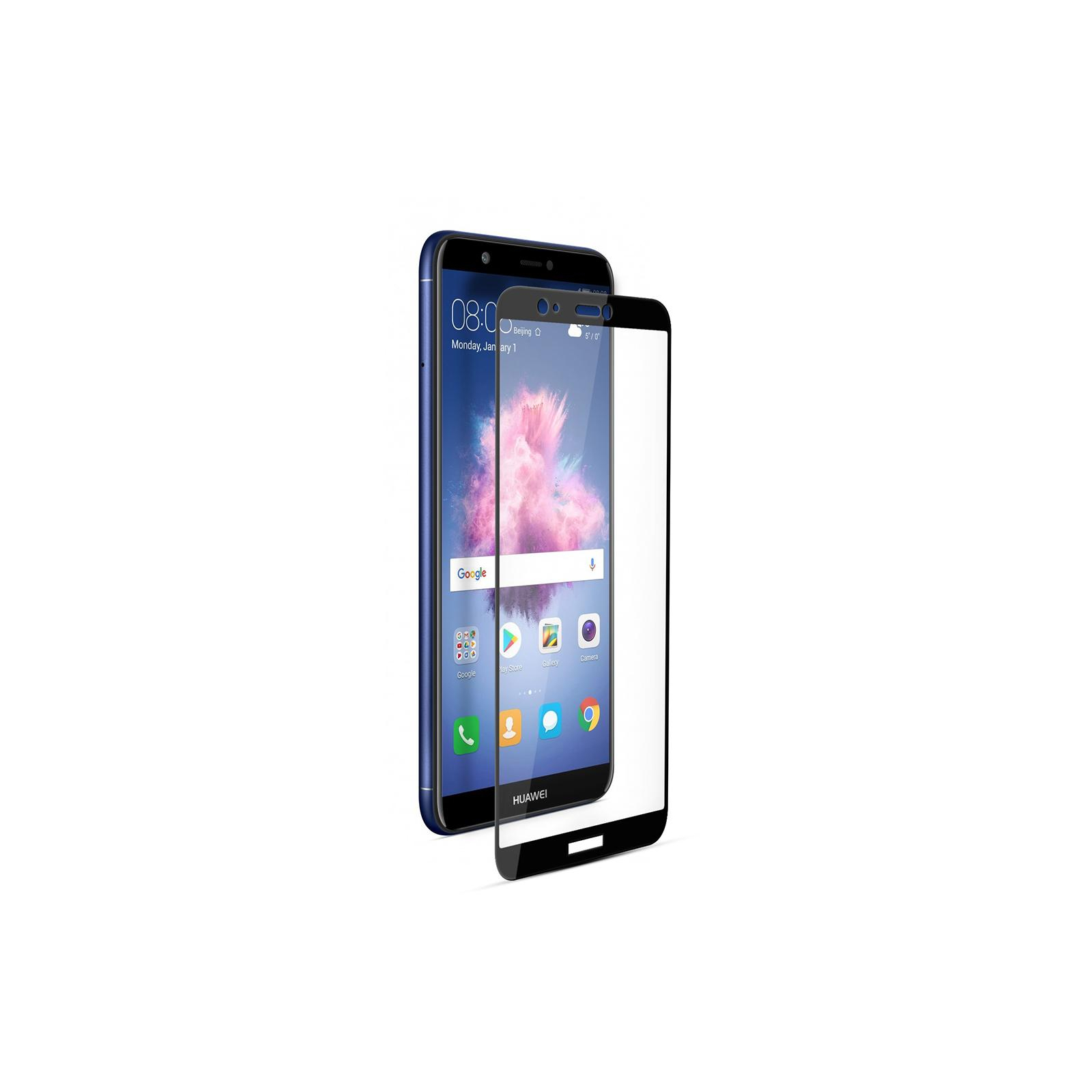 Скло захисне Vinga для Huawei P Smart (Black) (VTPGS-PS) зображення 2