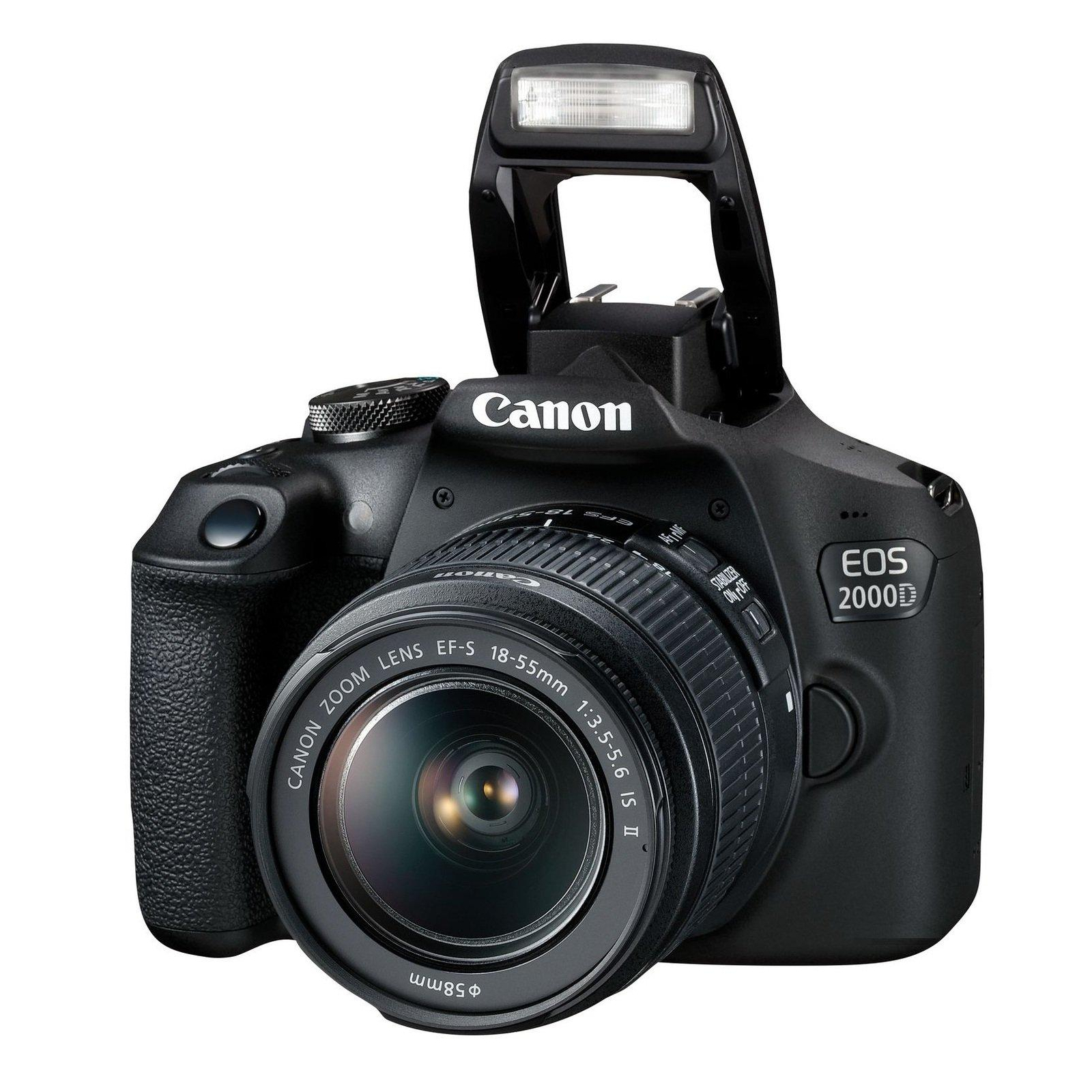 Цифровий фотоапарат Canon EOS 2000D 18-55 IS II kit (2728C008) зображення 2