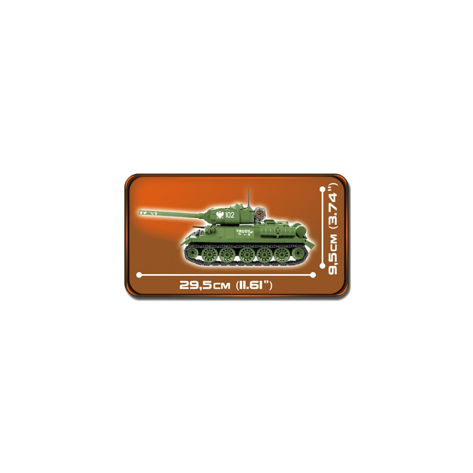 Конструктор Cobi Четыре танкиста и собака, 530 деталей (COBI-2486) изображение 8