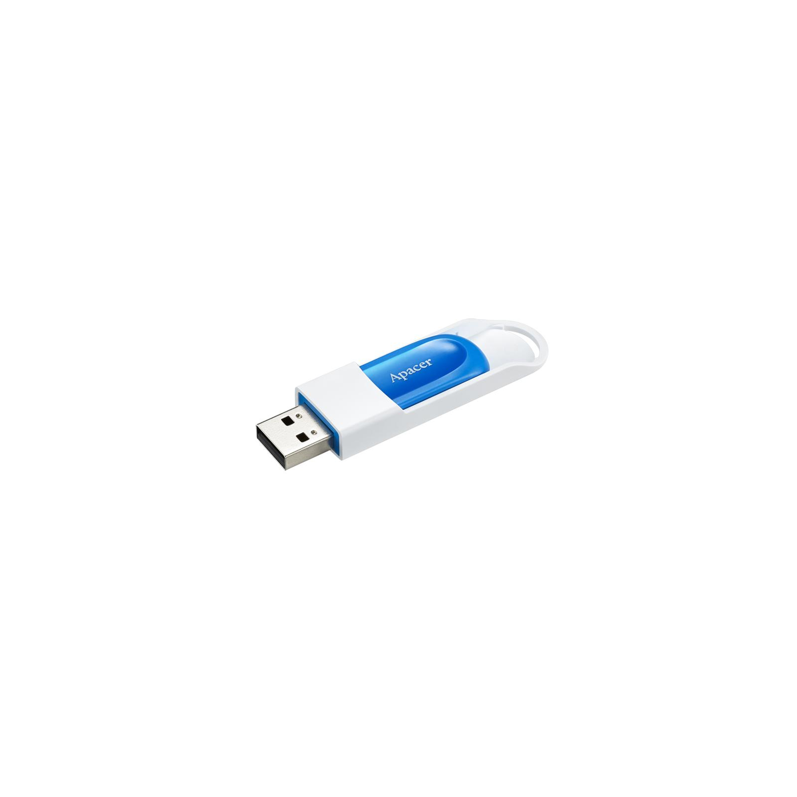 USB флеш накопитель Apacer 8GB AH23A White USB 2.0 (AP8GAH23AW-1) изображение 3
