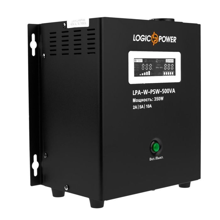 Пристрій безперебійного живлення LogicPower LPA- W - PSW-500VA, 2A/5А/10А (7145) зображення 4