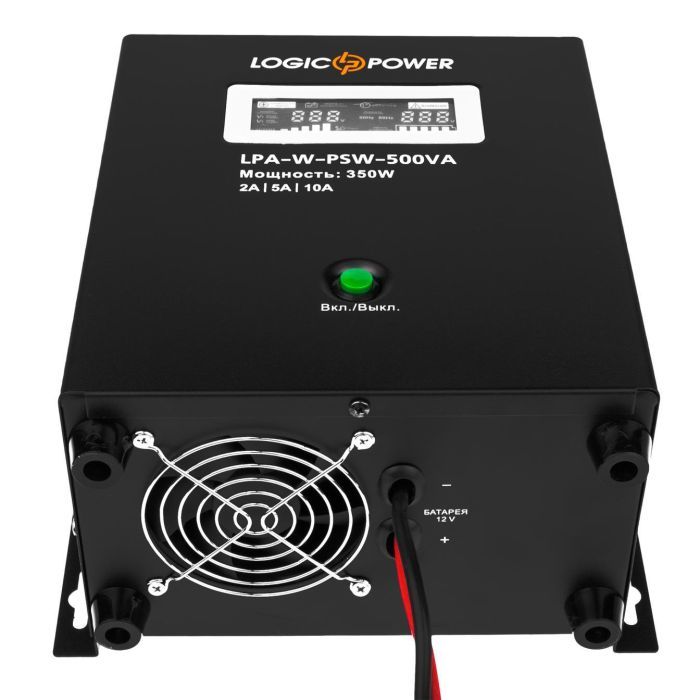 Пристрій безперебійного живлення LogicPower LPA- W - PSW-500VA, 2A/5А/10А (7145) зображення 7