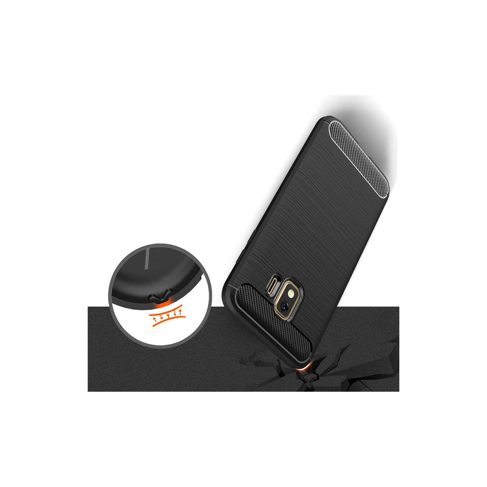 Чехол для мобильного телефона Laudtec для Samsung Galaxy J2 Core Carbon Fiber (Black) (LT-J2C) изображение 8