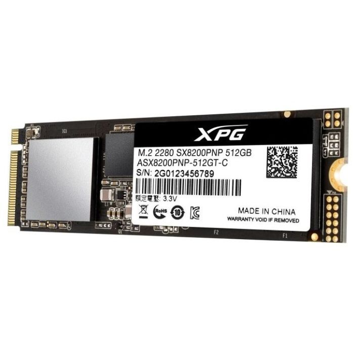 Накопитель SSD M.2 2280 512GB ADATA (ASX8200PNP-512GT-C) изображение 2