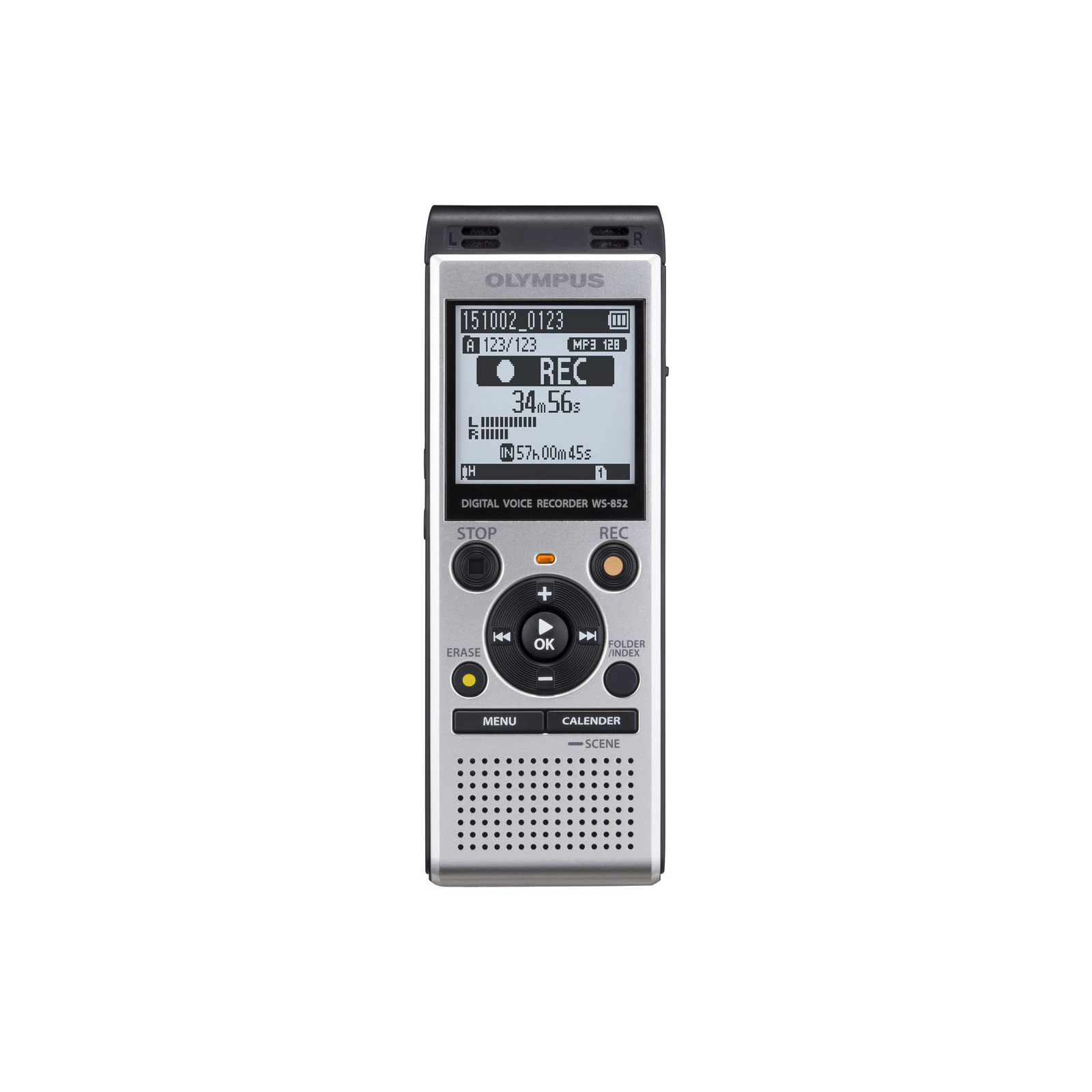 Цифровий диктофон Olympus WS-852+ME52 Microphone (V415121SE020) зображення 2