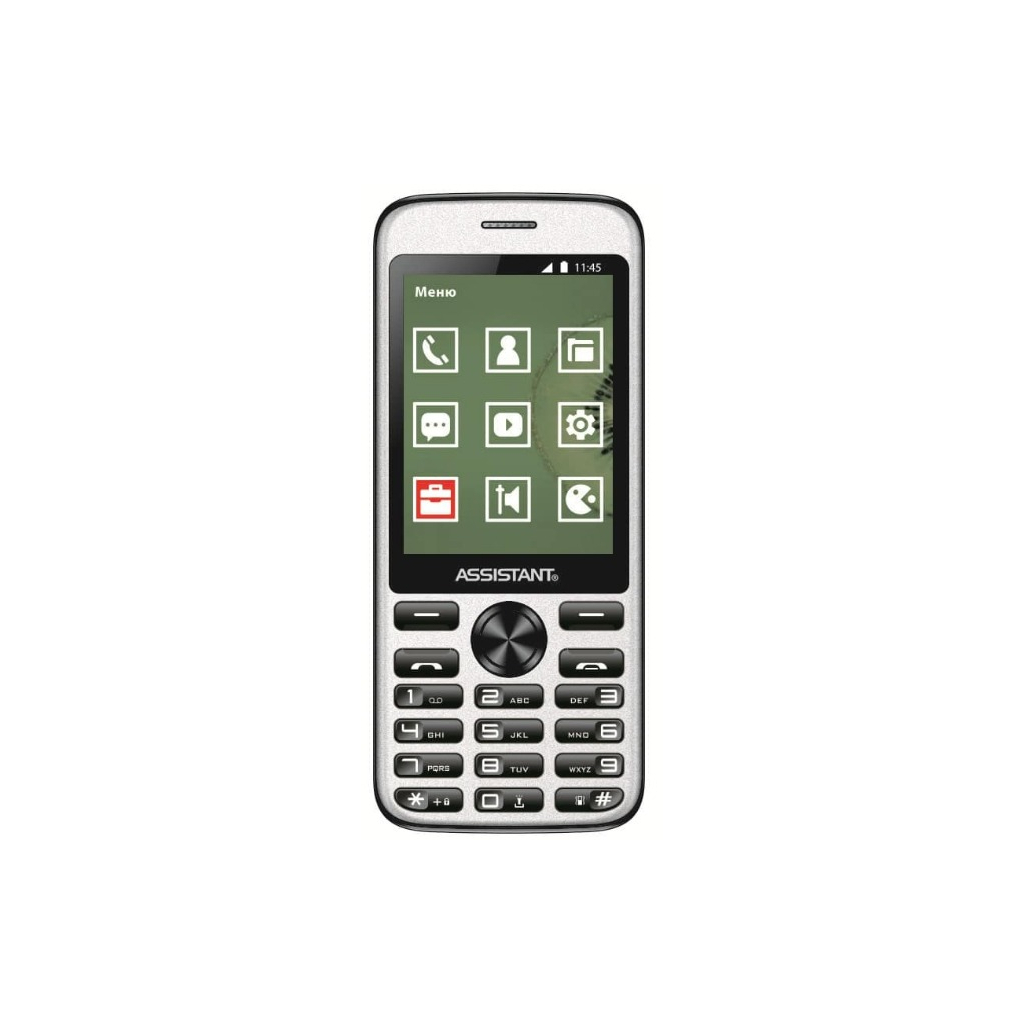 Мобільний телефон Assistant AS-204 Black (873293012797)