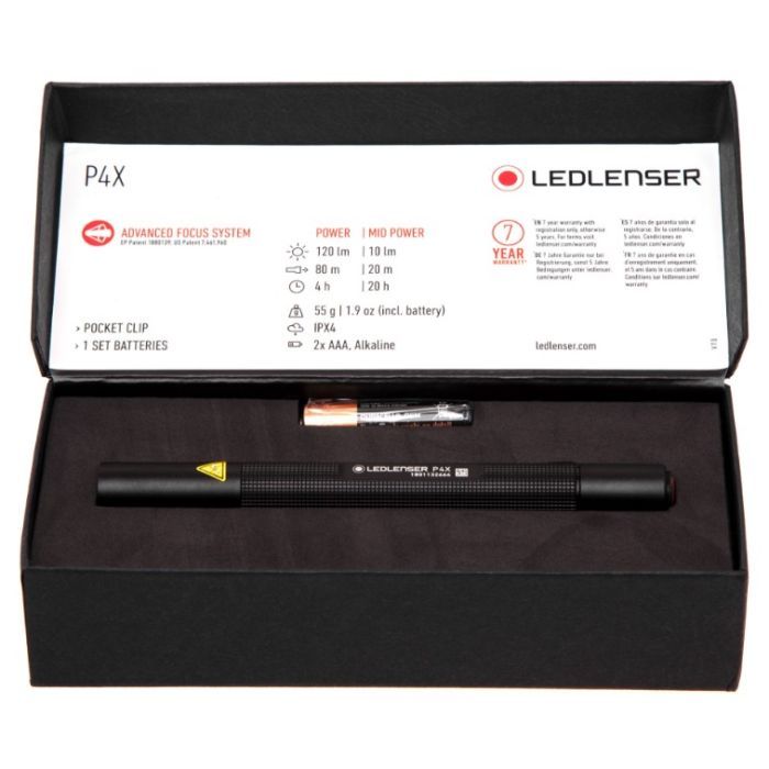 Фонарь LedLenser P4X, 120/10 (500747) изображение 4