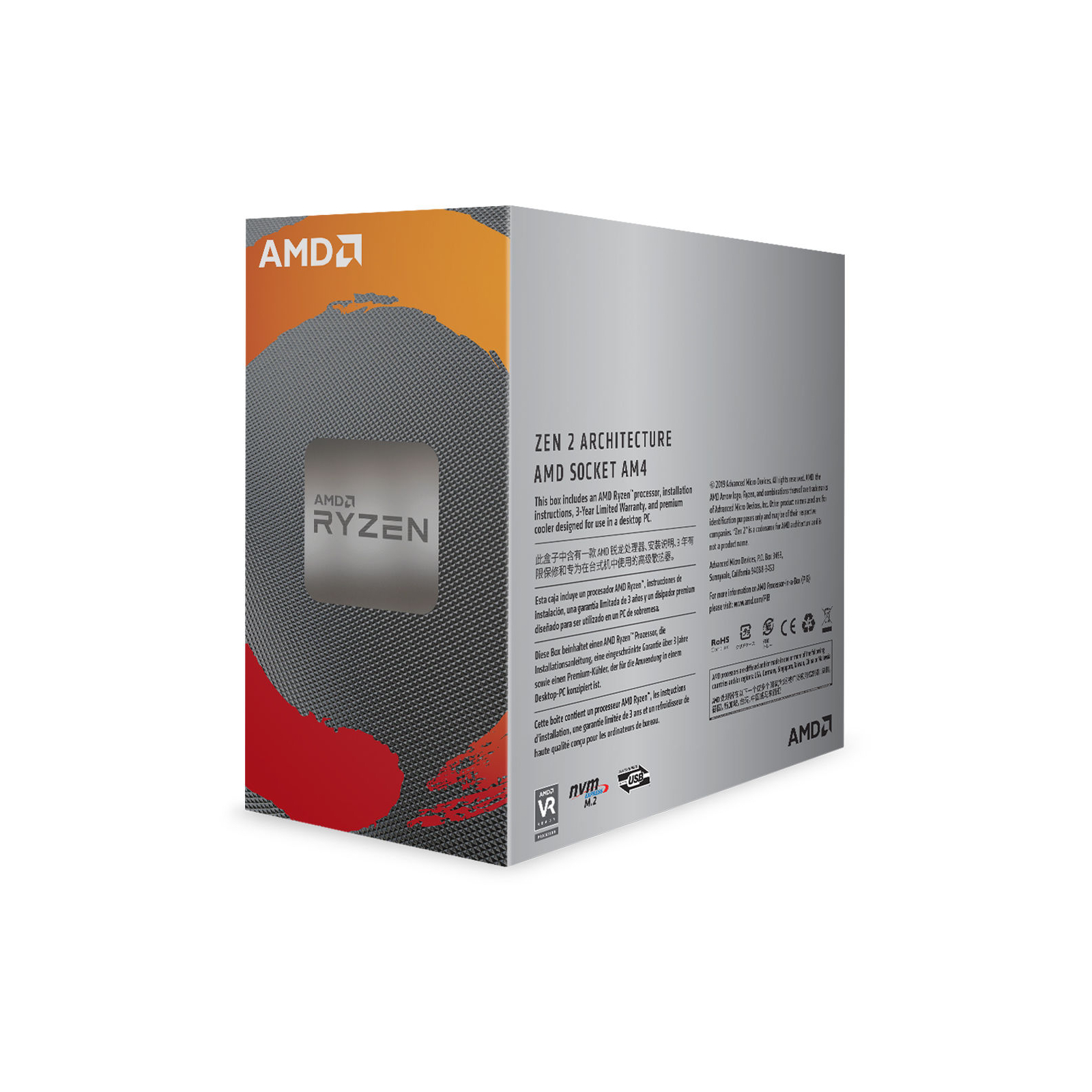 Процесор AMD Ryzen 5 3600X (100-000000022) зображення 3