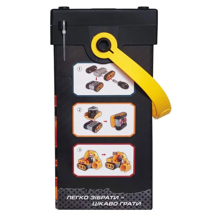 Конструктор Microlab Toys Будівельна техніка - Грейферний навантаж (MT8903) зображення 4