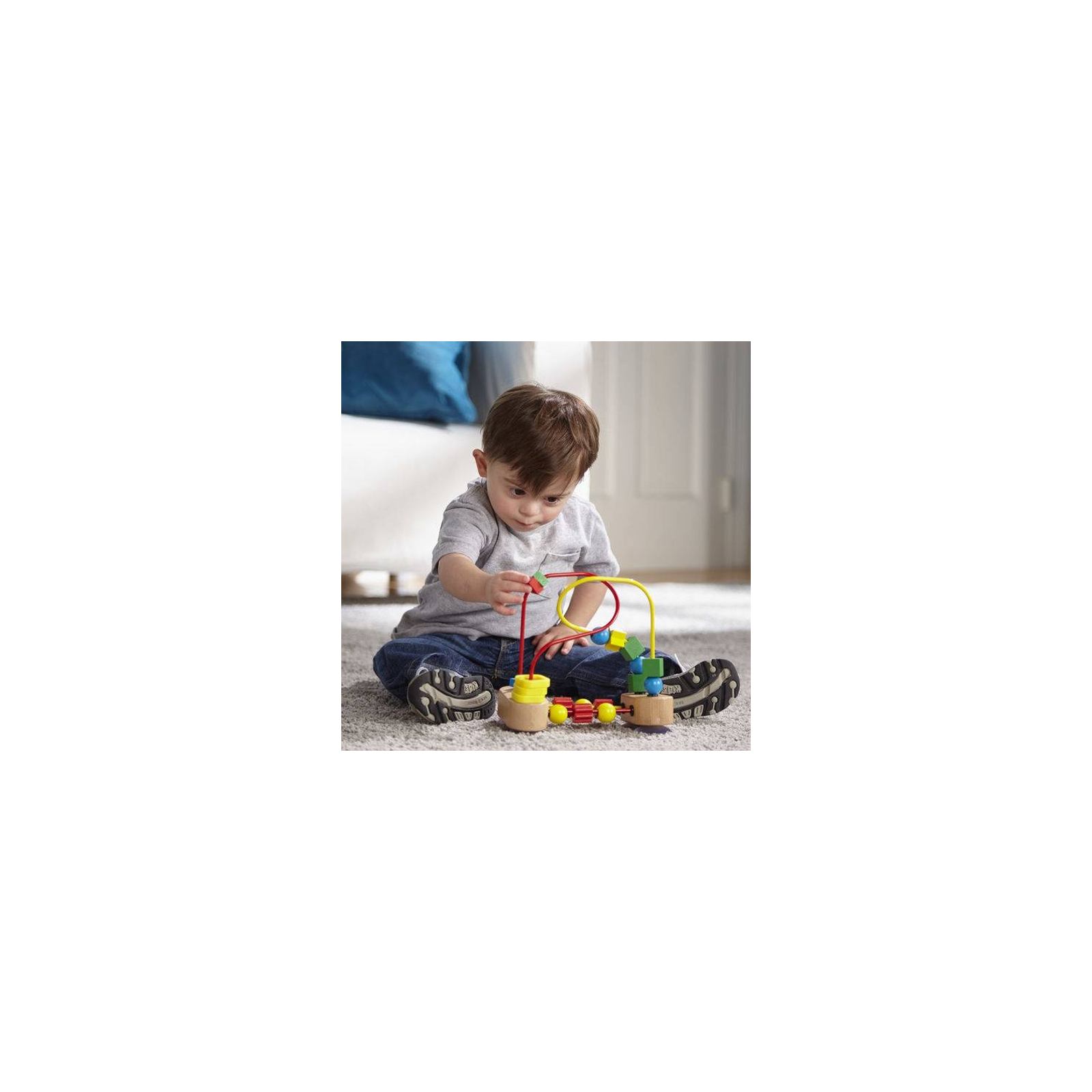 Развивающая игрушка Melissa&Doug Классический мини-лабиринт с бусинами (MD13042) изображение 3