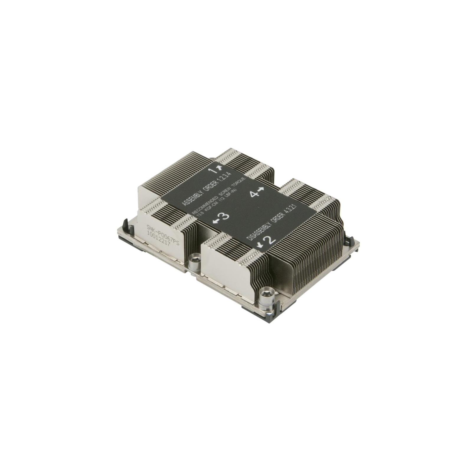 Радіатор охолодження Supermicro SNK-P0067PS/LGA3647/1U Passive (SNK-P0067PS)