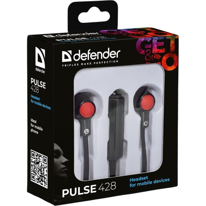 Наушники Defender Pulse 428 Black (63428) изображение 2