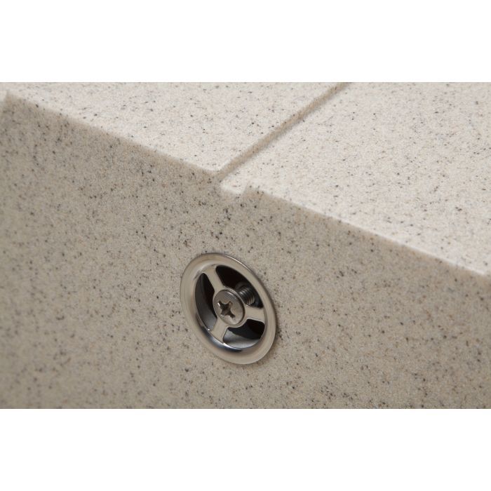 Мойка кухонная Ventolux STELLA (GRAY GRANIT) изображение 5